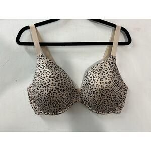 Playtex‎ Secrets Plunge Underwire Bra Size 40DD Style 4139 Leopard MobWife